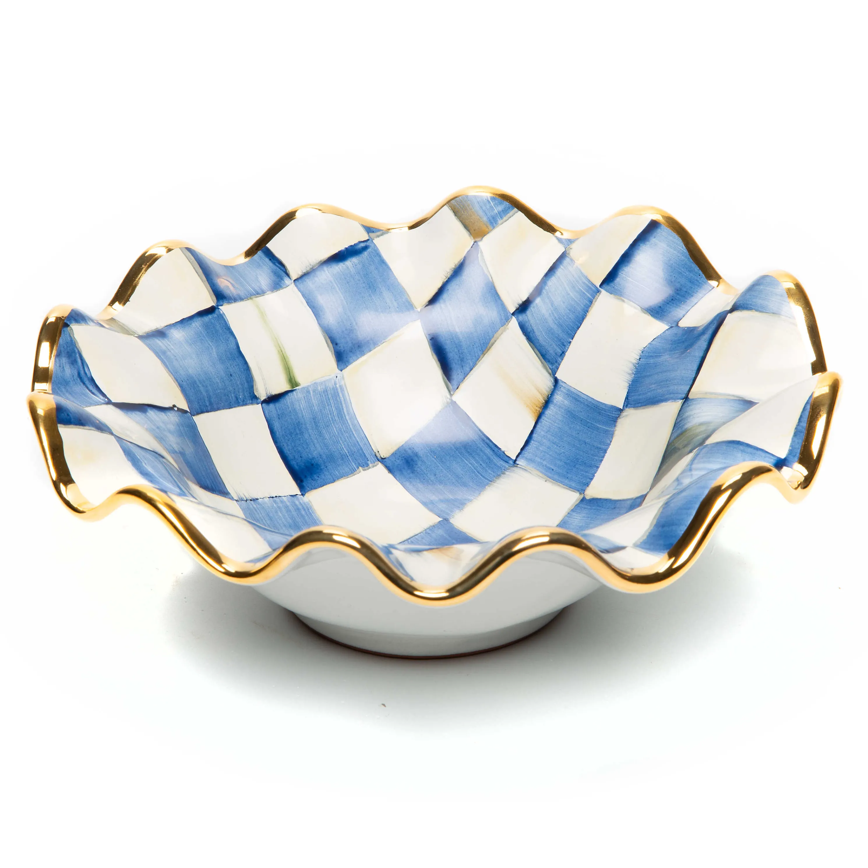 Royal Check Fluted Breakfast Bowl