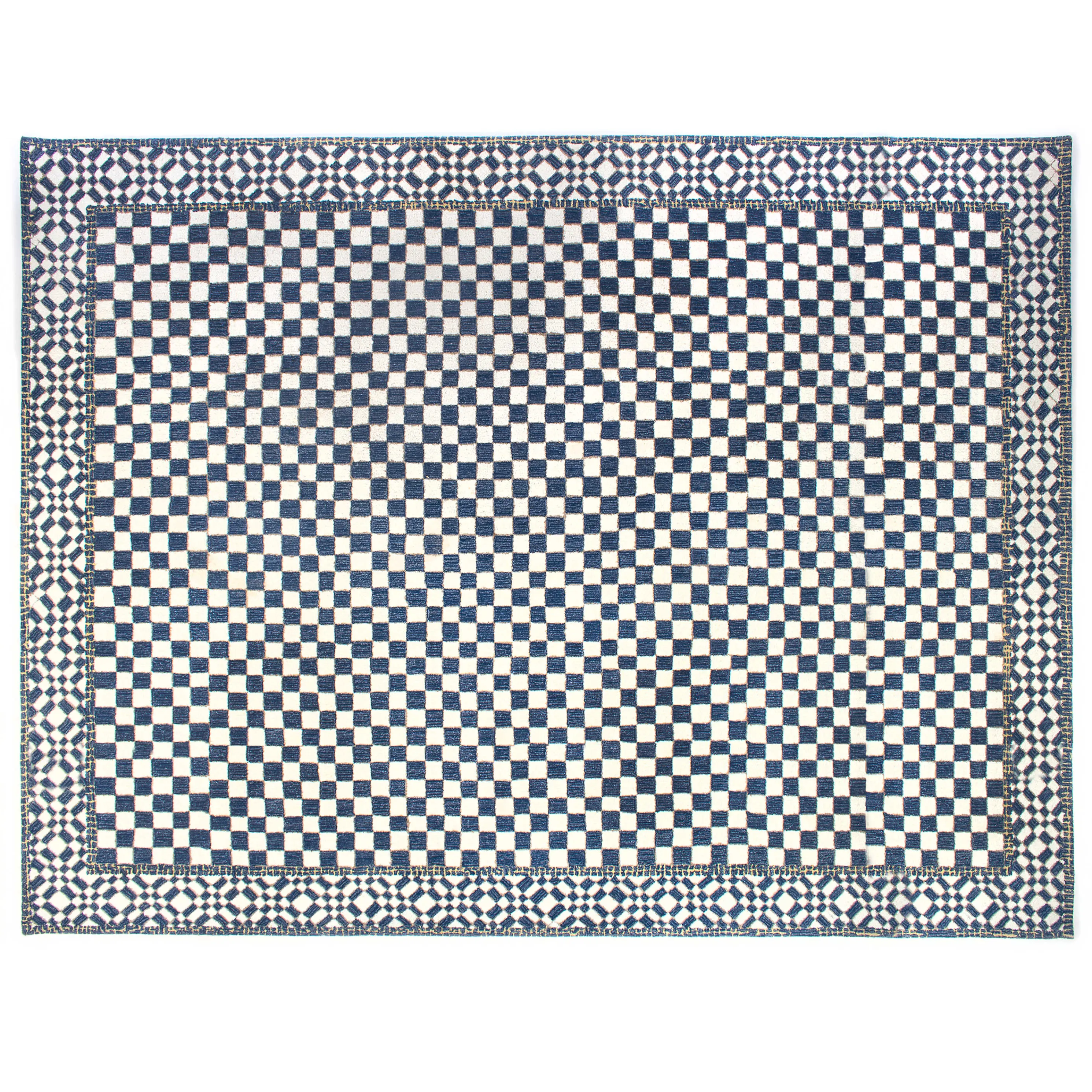 Royal Check Rug - 9' X 12'