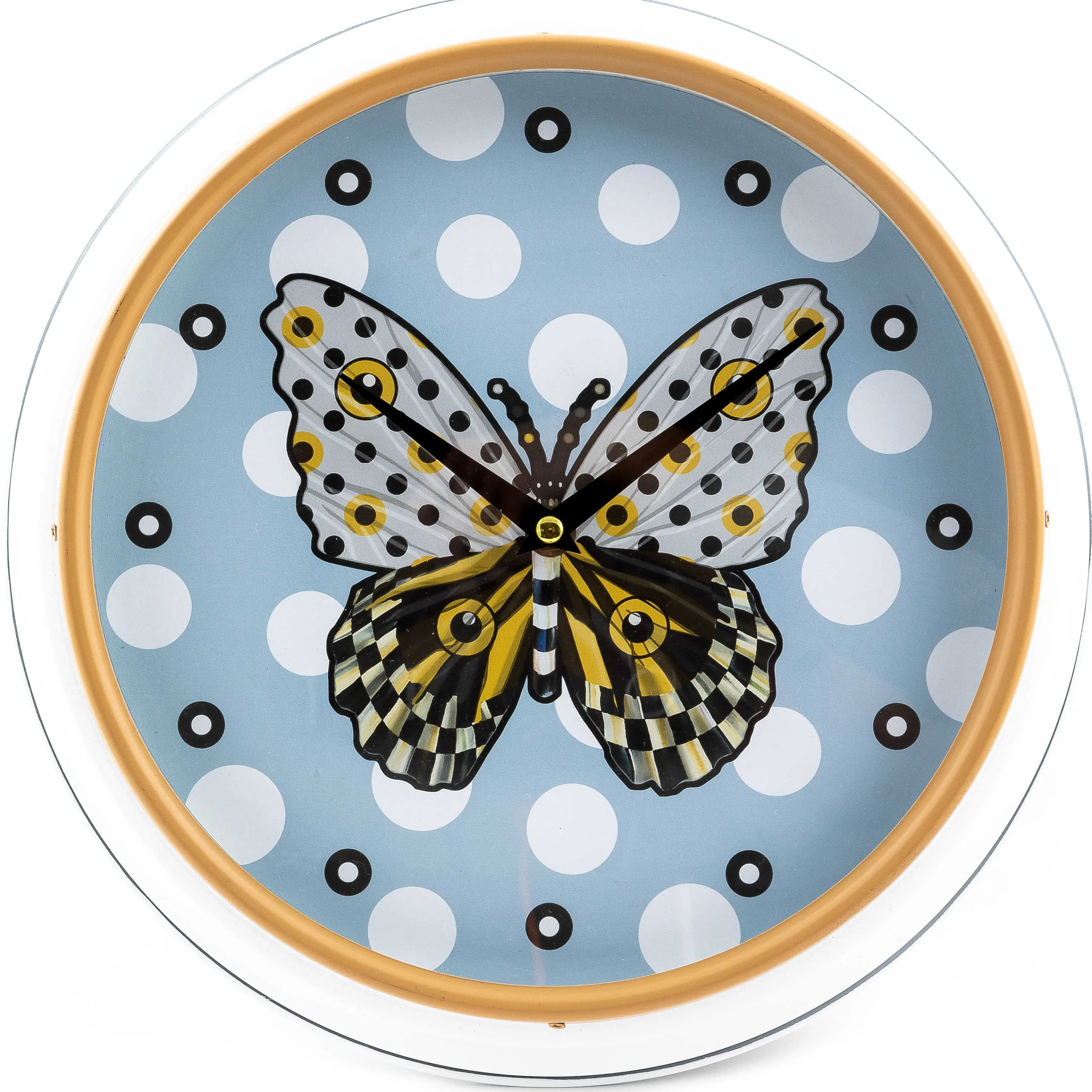 Spot On Butterfly Wall Clock