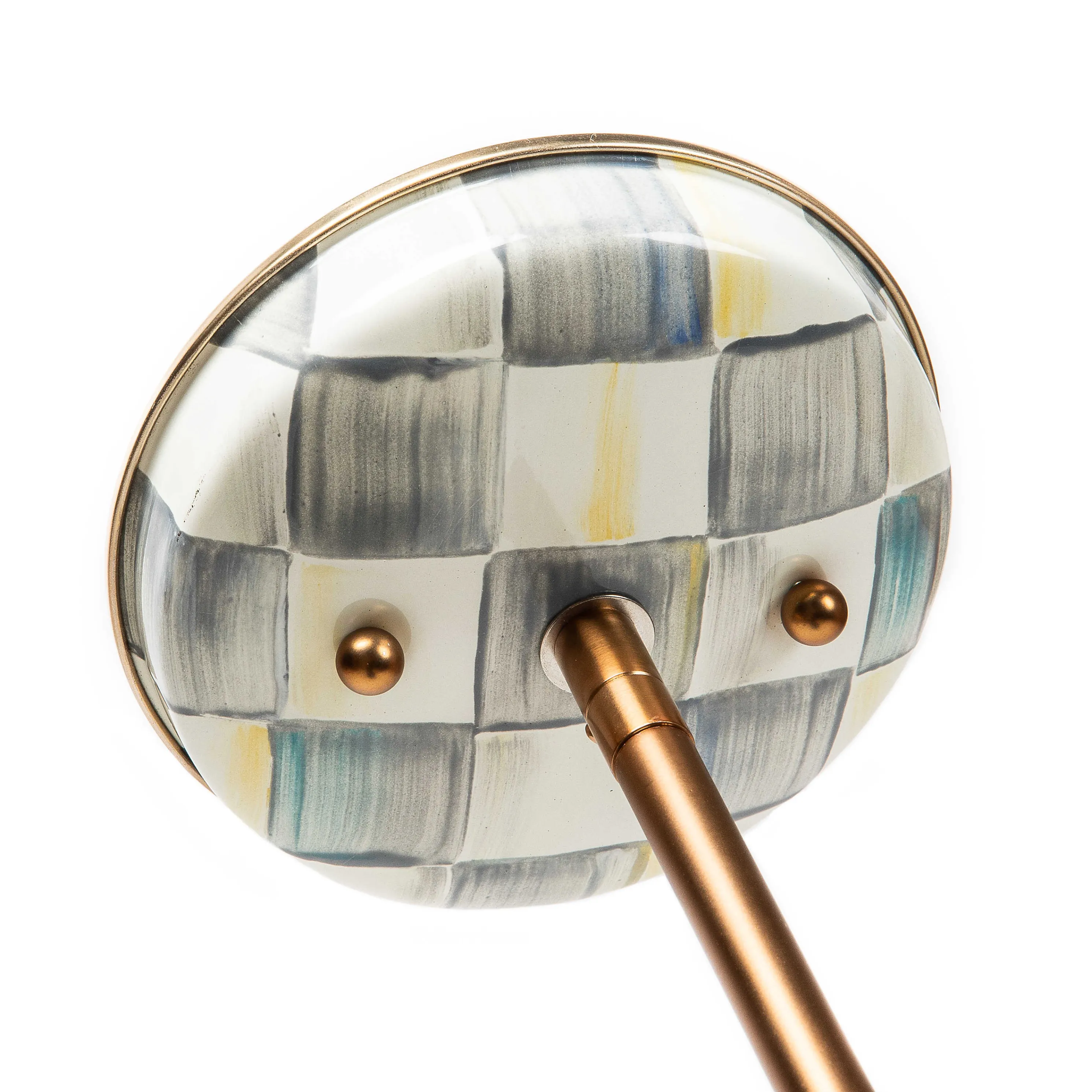 Sterling Check Barn Pendant Lamp -12