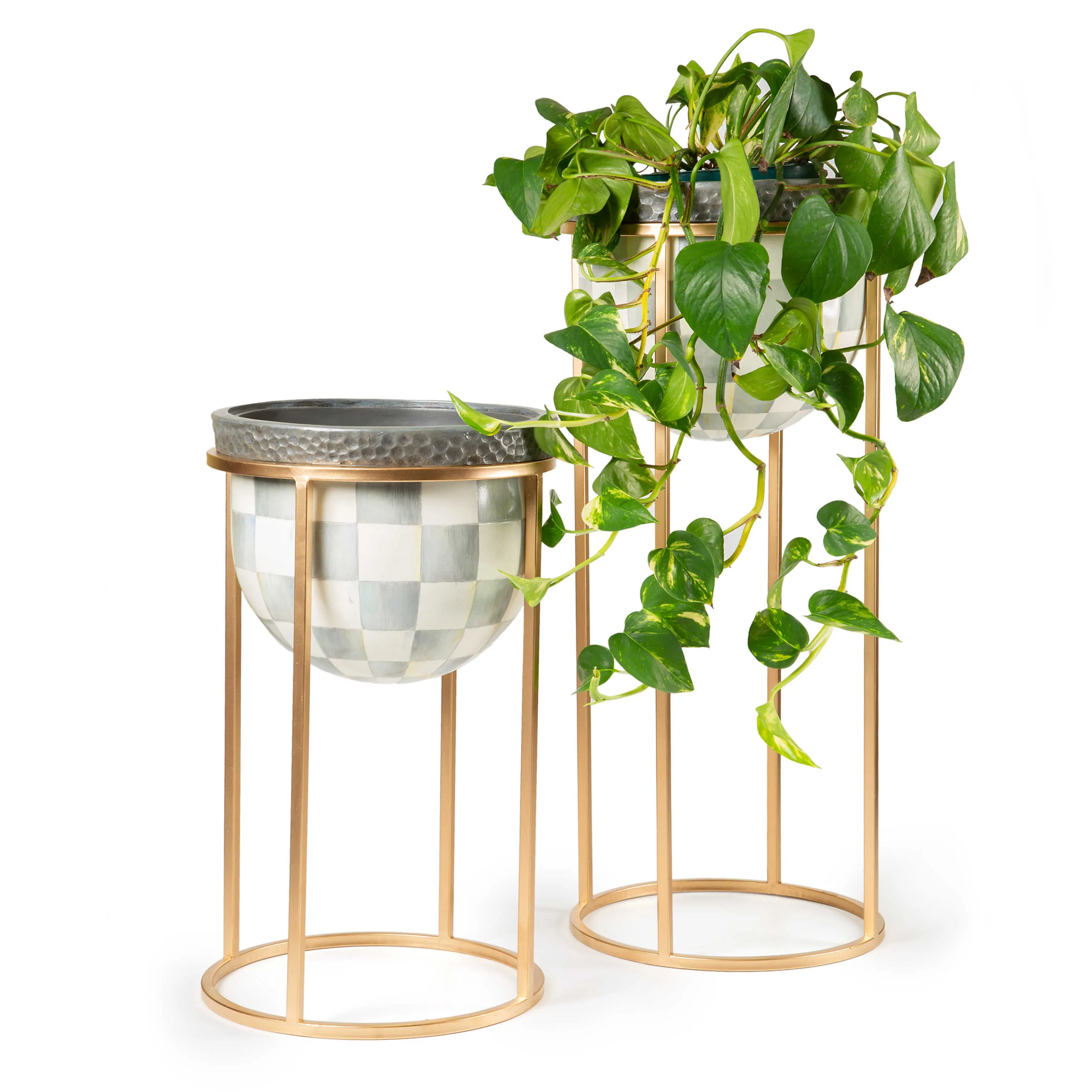Sterling Check Plant Stand - Short