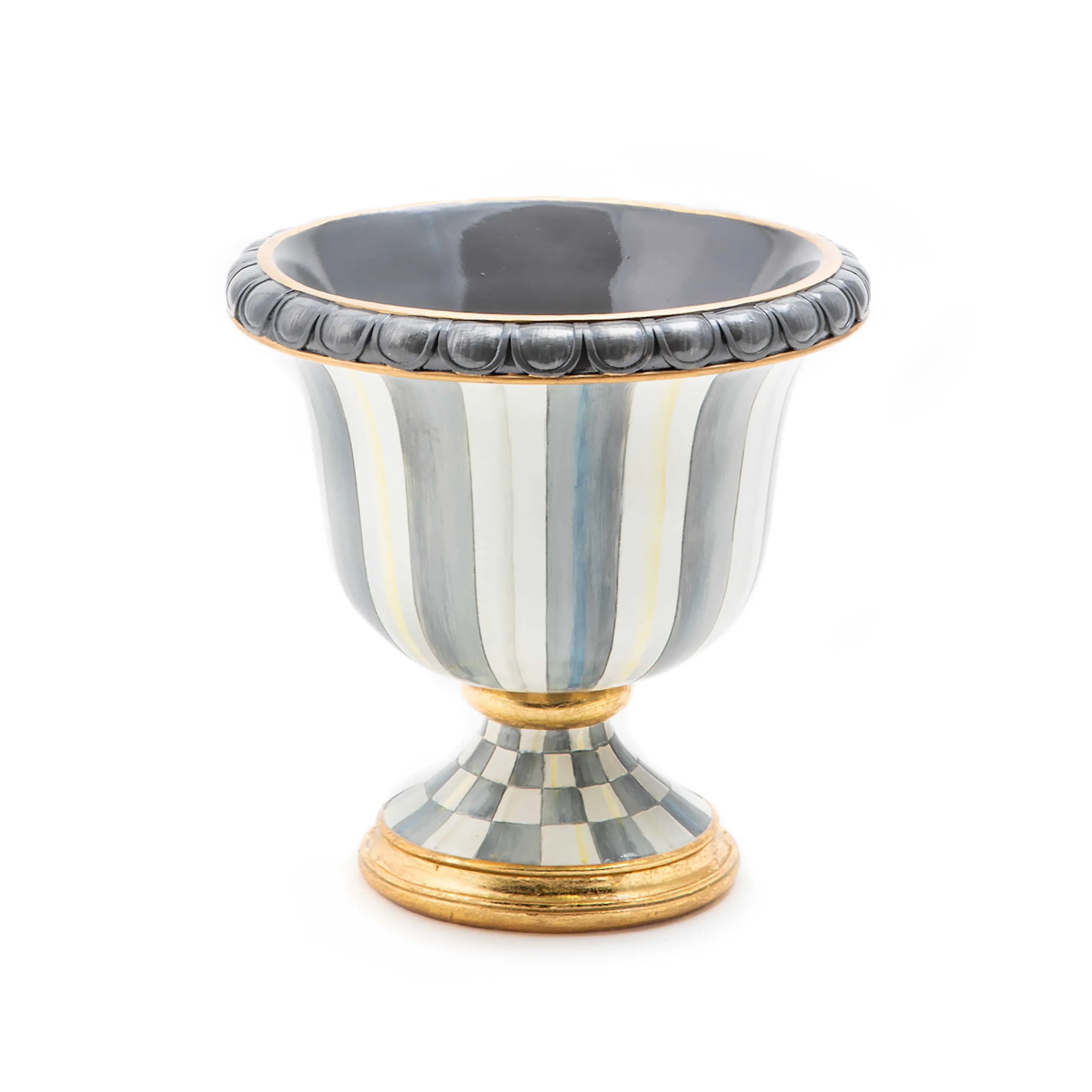 Sterling Stripe Tabletop Urn