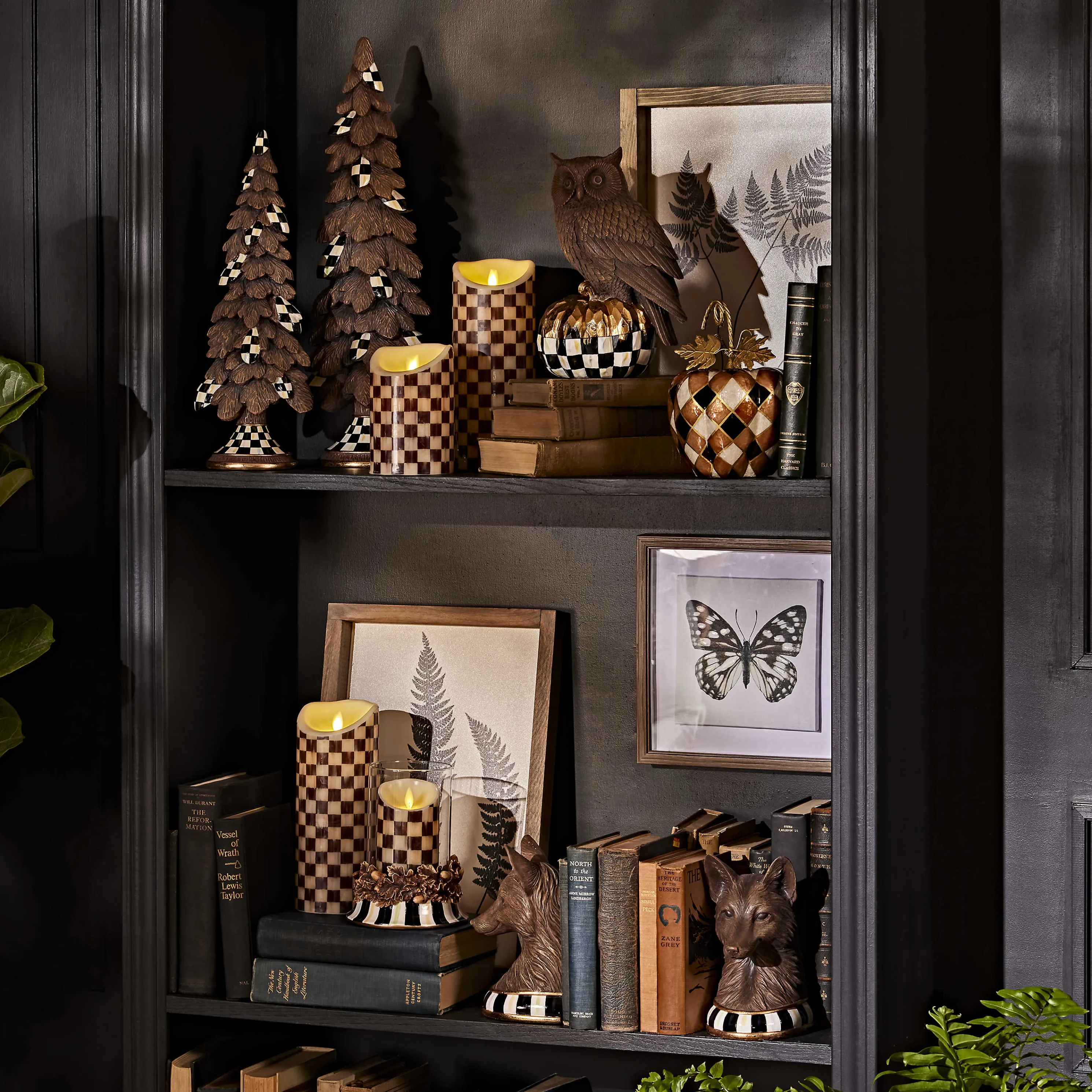 Woodland Pillar Candle Holder